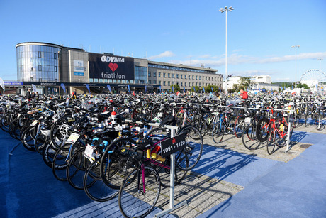 Strefa zmian Herbalife IRONMAN 70.3 Gdynia 2016, fot. gdyniasport.pl