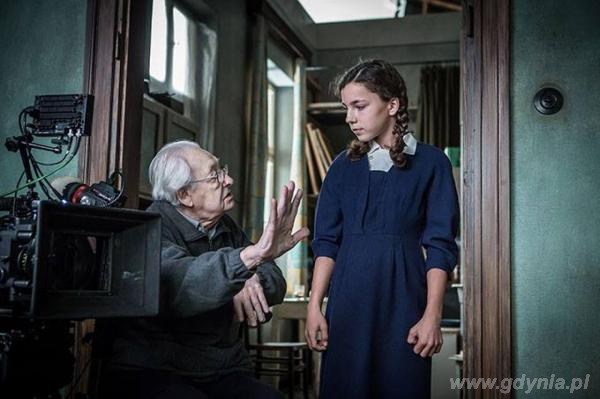 Andrzej Wajda na planie filmowym, fot. mat. prasowe Festiwal Filmowy w Gdyni
