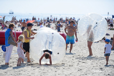 Festyn na zakończenie wakacji na plaży miejskiej, fot. gdyniasport.pl