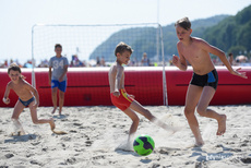 Festyn na zakończenie wakacji na plaży miejskiej, fot. gdyniasport.pl
