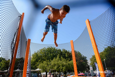 Festyn na zakończenie wakacji na plaży miejskiej, fot. gdyniasport.pl