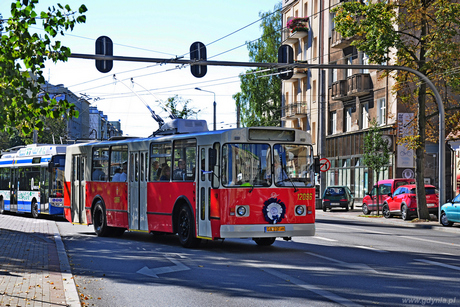 Trolejbus ZIU-682B na ulicy Świętojańskiej, fot. Michał Kowalski