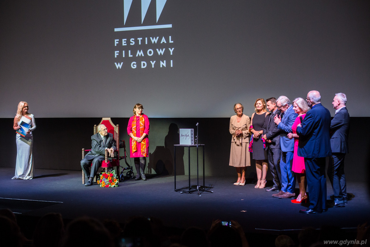 90-te urodziny Andrzeja Wajdy na 41. Festiwalu Filmowym w Gdyni, fot. Karol Stańczak