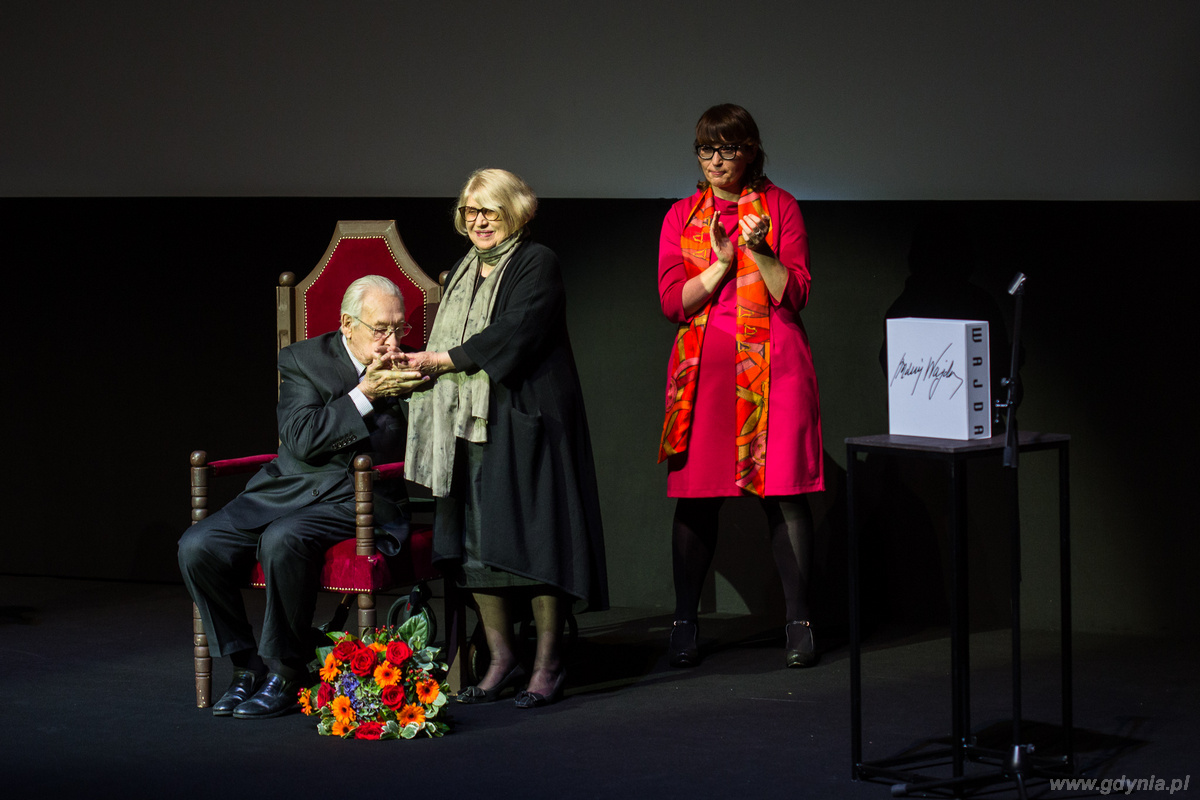 90-te urodziny Andrzeja Wajdy na 41. Festiwalu Filmowym w Gdyni, fot. Karol Stańczak