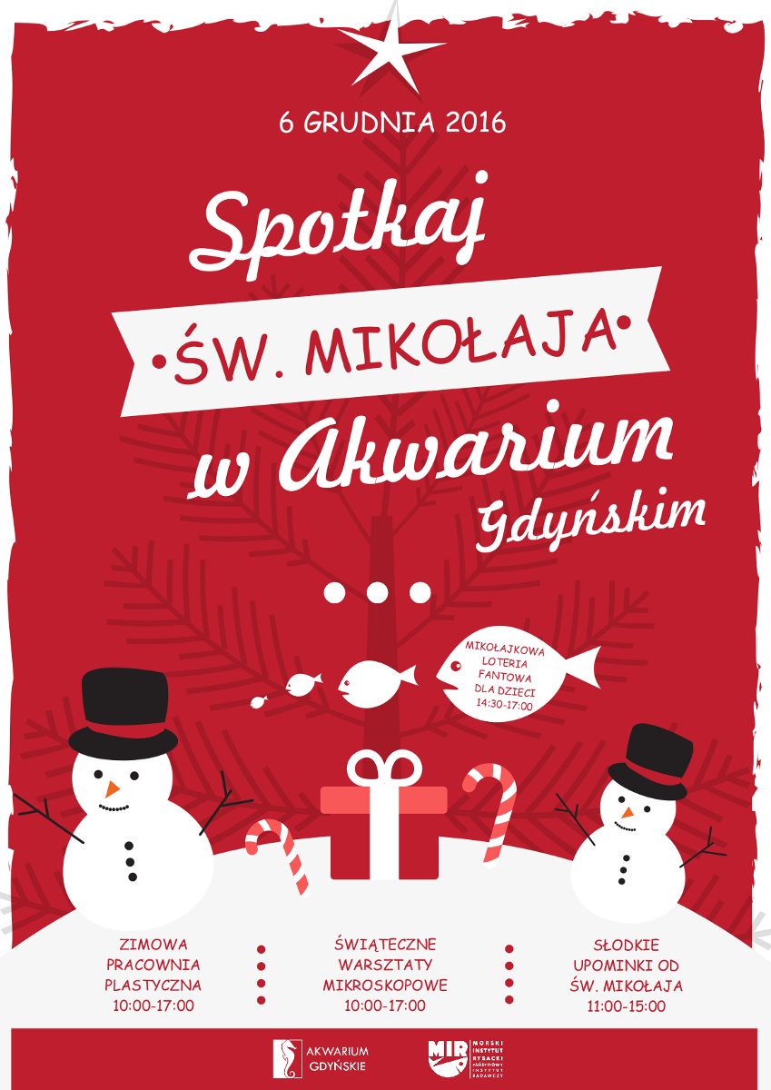 Mikołajki w Akwarium Gdyńskim
