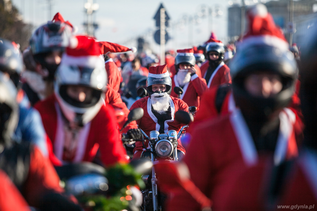 XIV parada Mikołajów na motocyklach, fot. Karol Stańczak