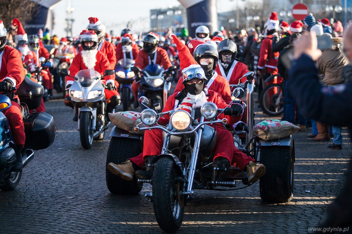 XIV parada Mikołajów na motocyklach, fot. Karol Stańczak