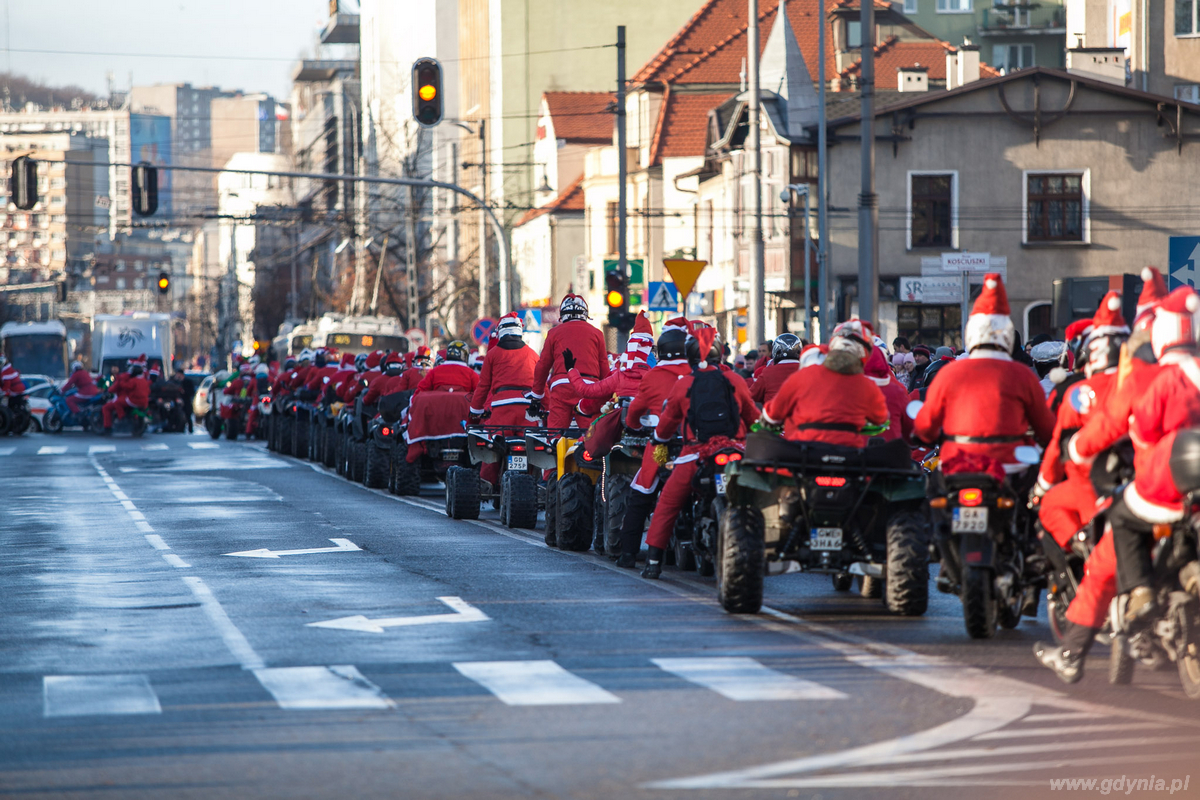 XIV parada Mikołajów na motocyklach, fot. Karol Stańczak