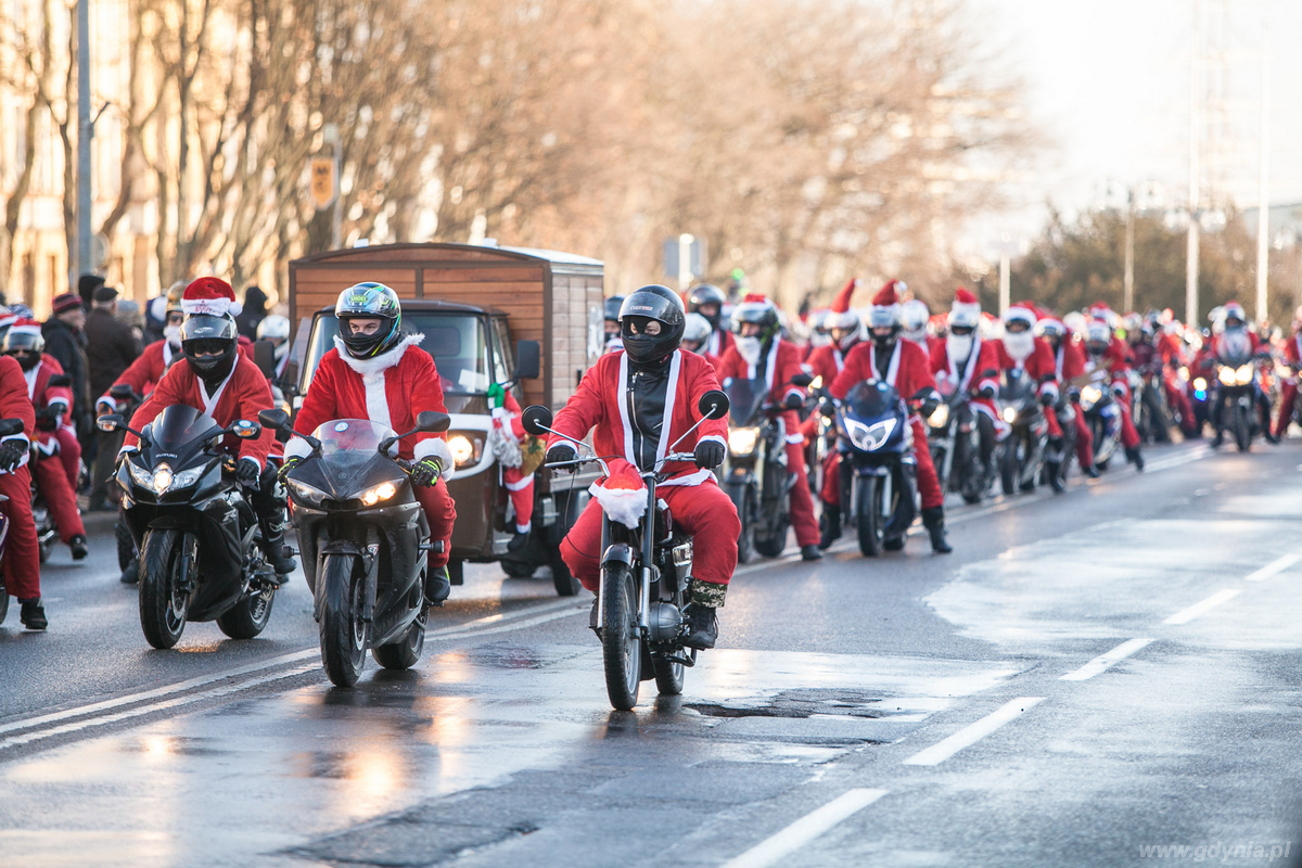 XIV parada Mikołajów na motocyklach, fot. Karol Stańczak