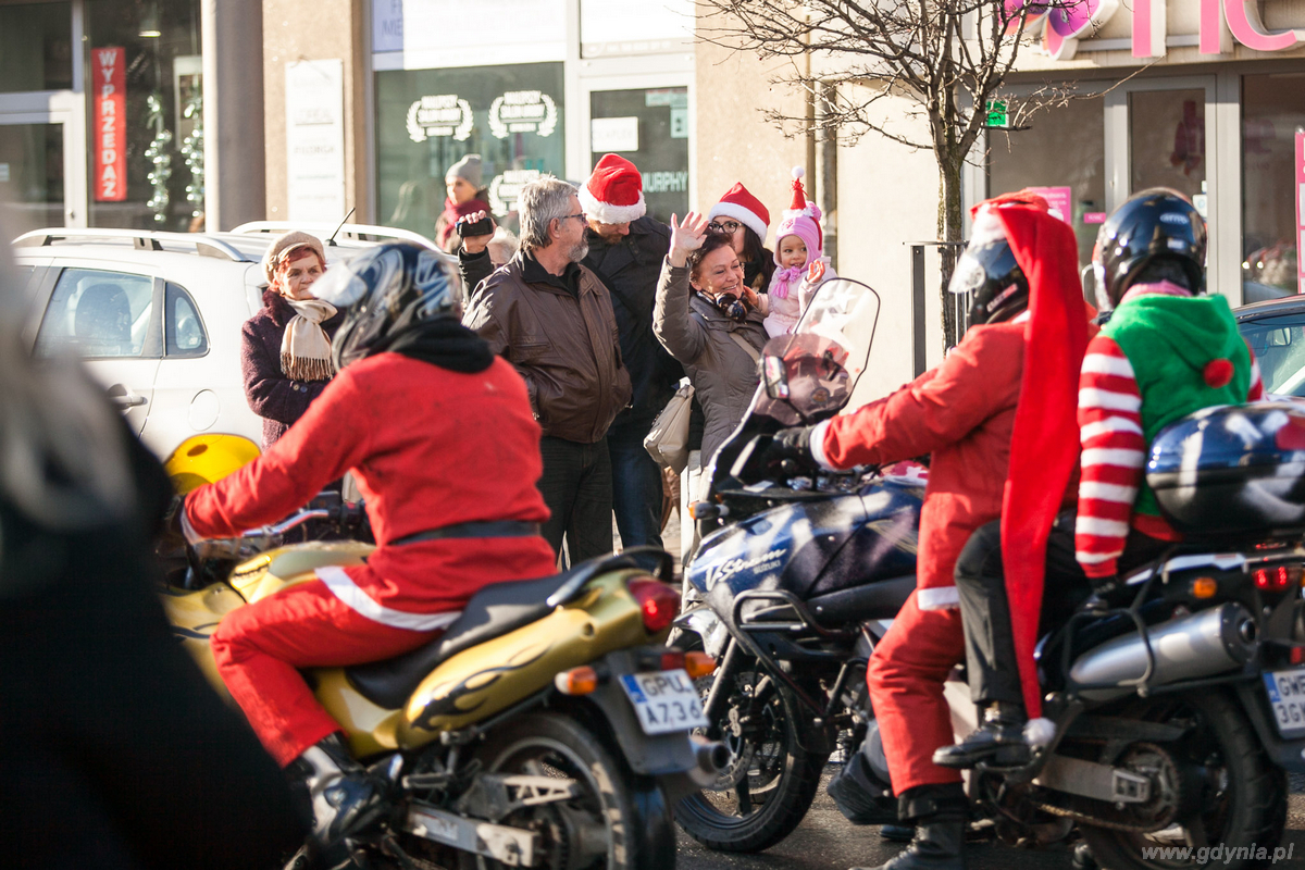 XIV parada Mikołajów na motocyklach, fot. Karol Stańczak