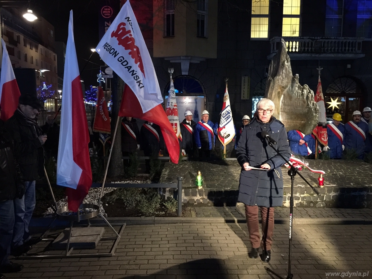 Gdyńskie obchody 35. rocznicy wprowadzenia stanu wojennego / fot. Mariusz Zieliński