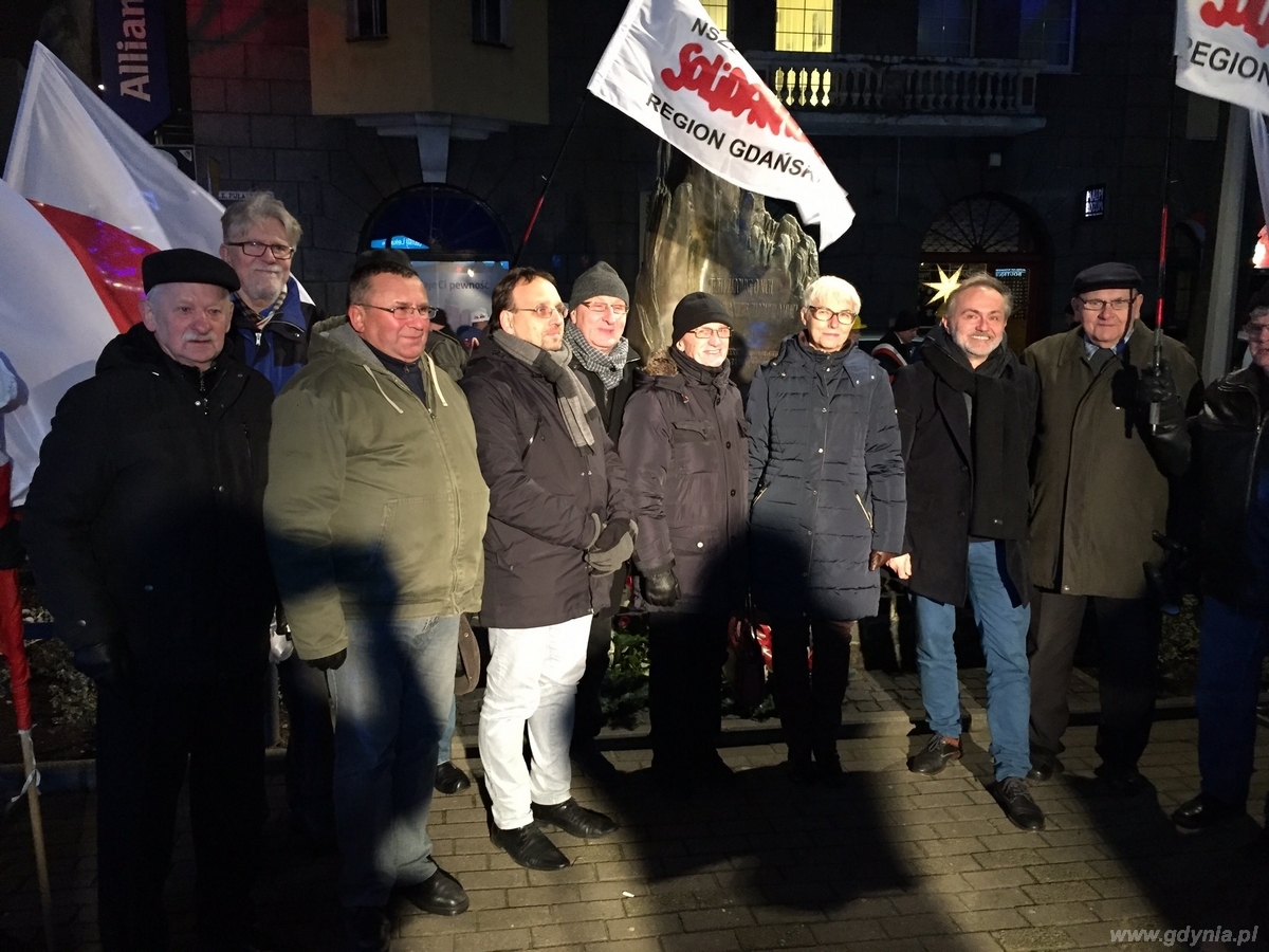 Gdyńskie obchody 35. rocznicy wprowadzenia stanu wojennego / fot. Mariusz Zieliński