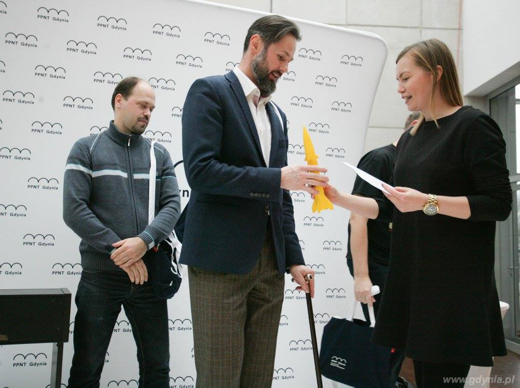 Nagroda Lider PPNT w kategorii Osobowość PPNT dla Piotra Gajosa z riskCE fot. Sandra Recka