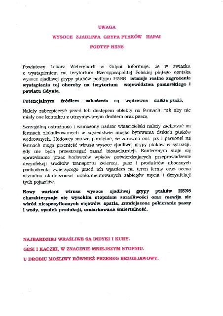 ptasia grypa 2017