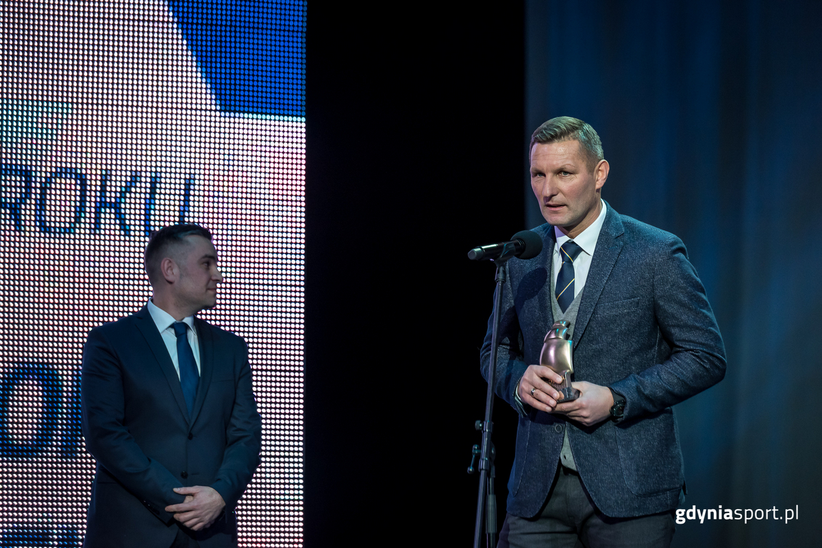 Grzegorza Nicińskiego, który dyryguje grą żółto-niebieskich, wybrano Trenerem Roku 2016, fot. gdyniasport.pl
