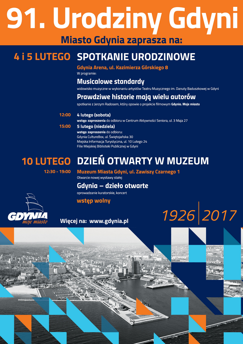 Gdynia zaprasza na swoje urodziny!