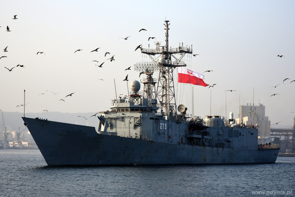 Fregata rakietowa ORP „Gen. T. Kościuszko” opuszcza Gdynię - mat. prasowe 3. Flotylla Okrętów, fot. M. Kluczyński