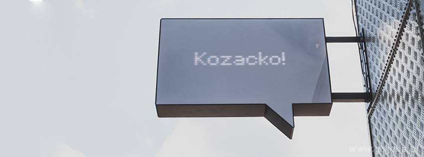 Witacz na stacji Redłowo SKM zaprojektowany przez Filipa Kozarskiego, fot. Filip Kozarski