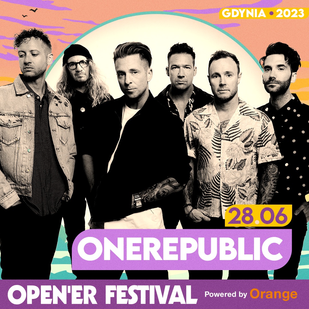 OneRepublic zagra na Open'er Festivalu 28 czerwca na Orange Main Stage // materiały organizatora