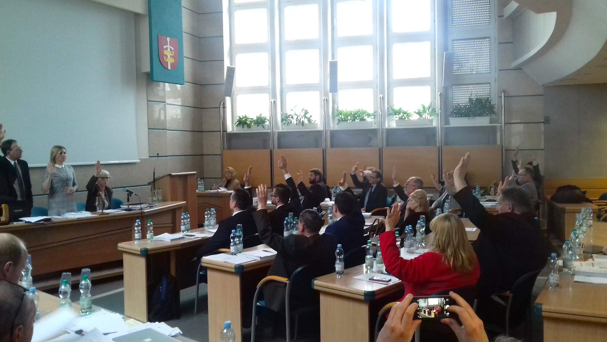 Sesja Rady Miasta Gdyni - radni jednogłośnie przyjęli Gminny Program Rewitalizacji fot. Sebastian Drausal