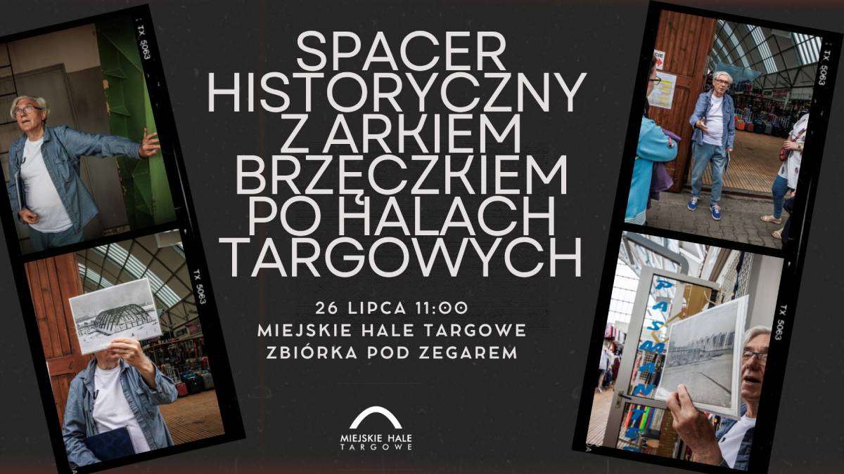 plakat z fotografiami rozmieszczonymi na szarym tle i tekstem o treści tożsamej z treścią artykułu