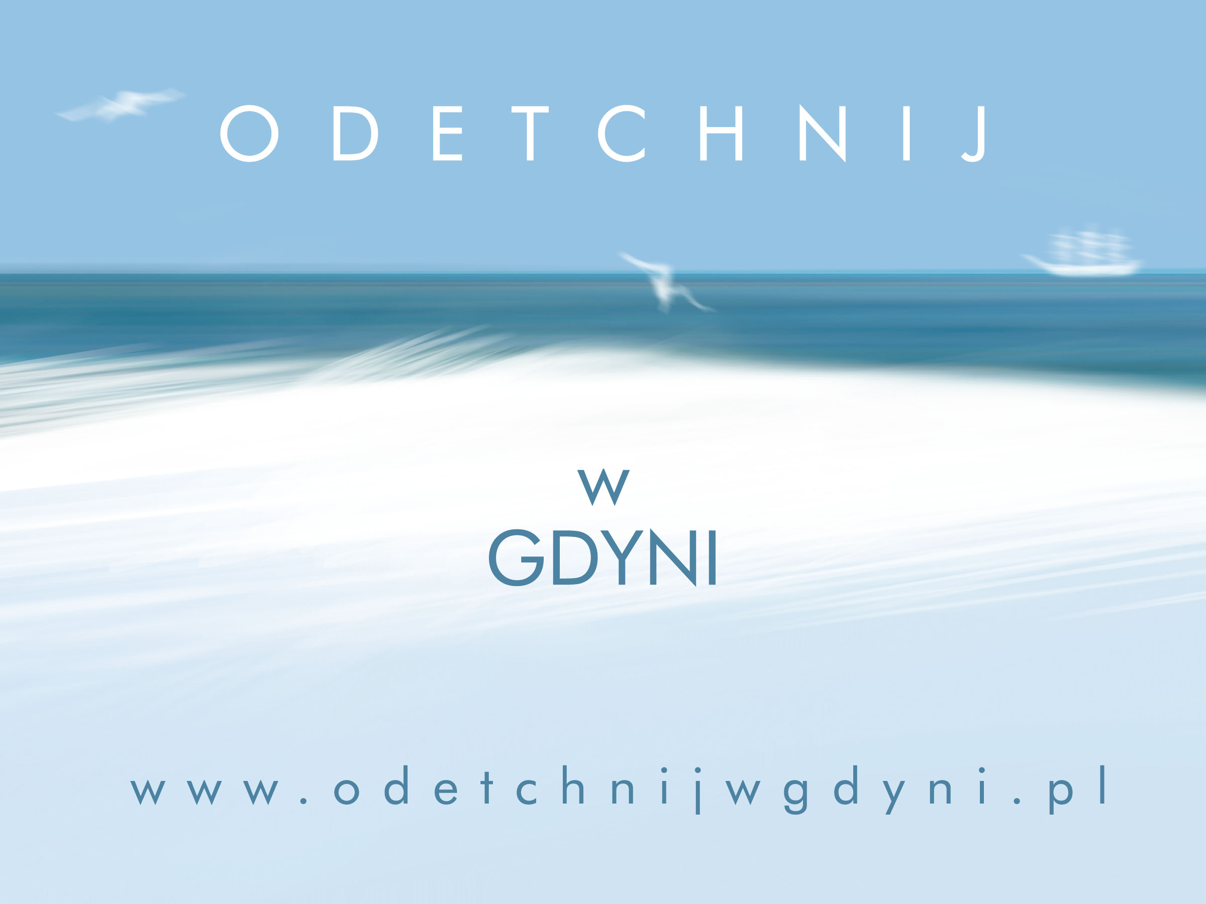 Plakat akcji „Odetchnij w Gdyni”, mat. prasowe