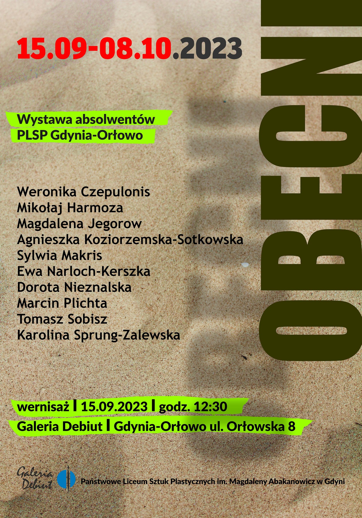 „Obecni" - Wystawa Absolwentów PLSP Gdynia Orłowo
