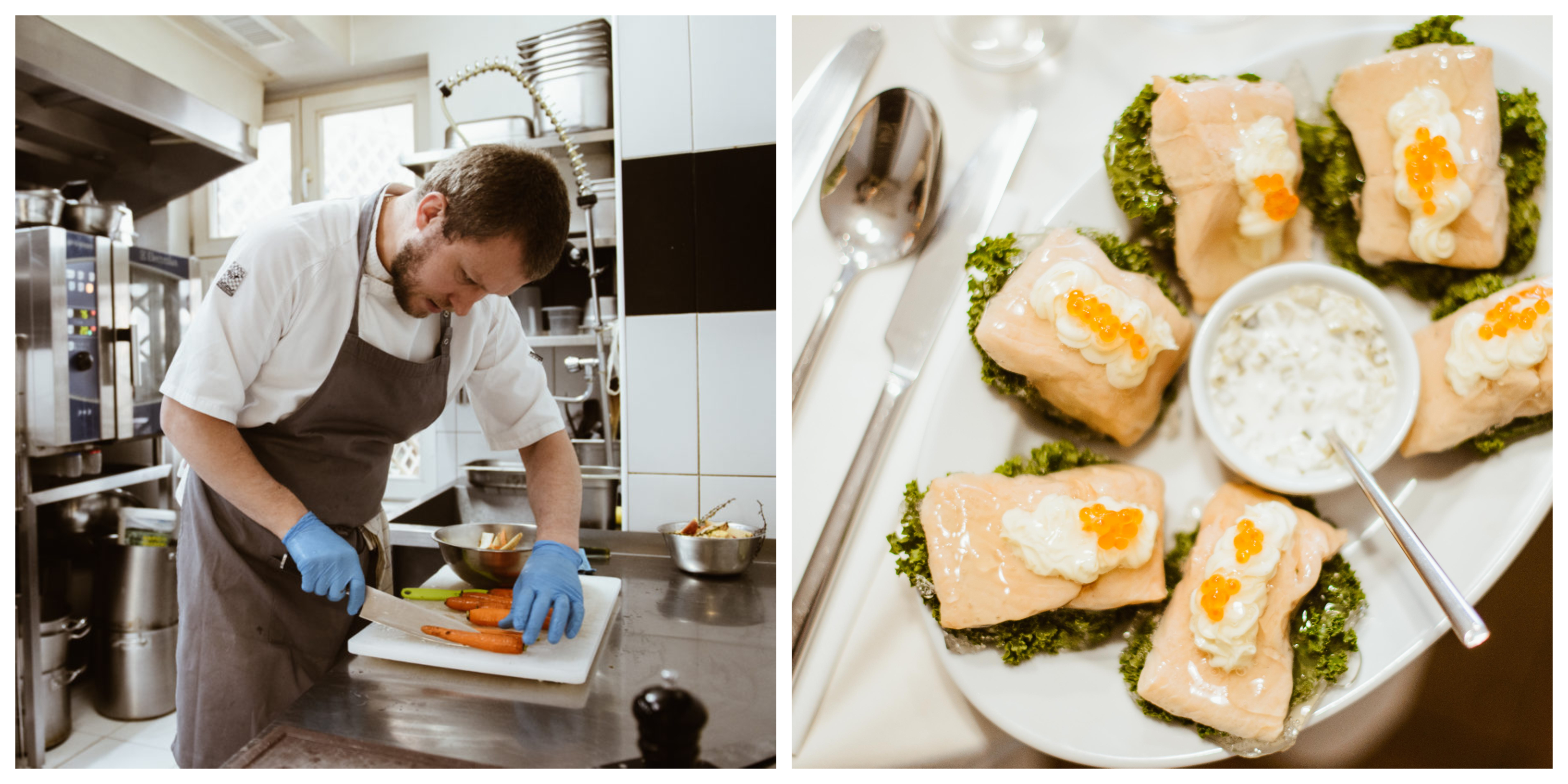 Piotr Ciomek, szef kuchni i właściciel restauracji Oberża 86.