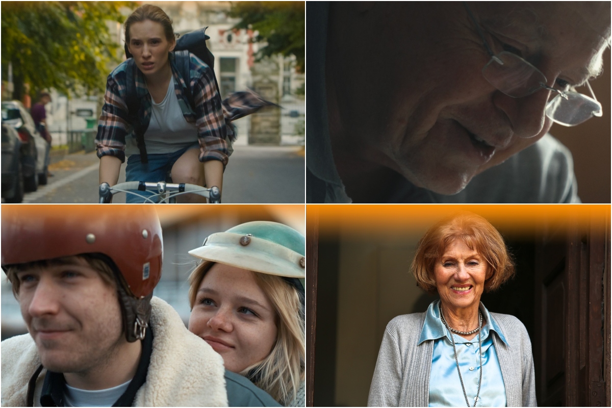 Kadry z filmów: „Zielony atrament”, „Mój wujek Leszek”, „Szalona wiosna” i „Krystyna Łubieńska. Wspomnienie”