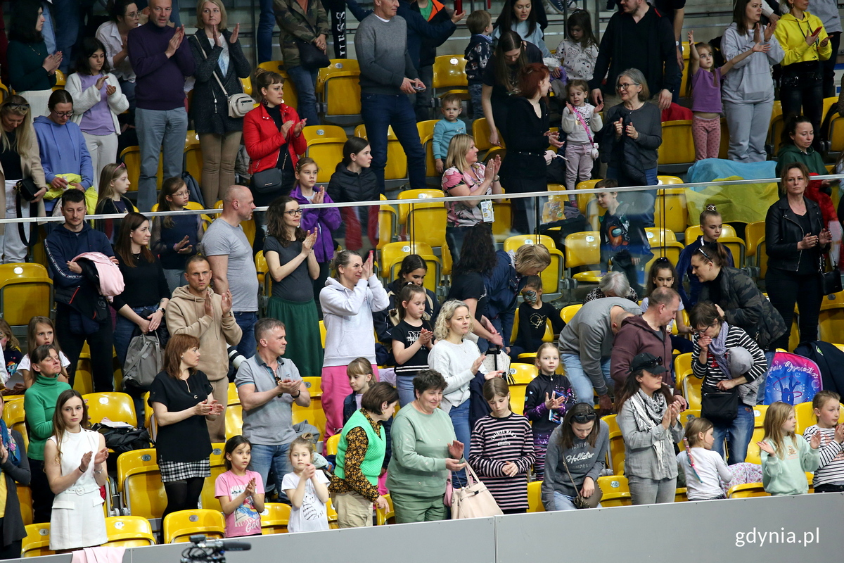 kibice zgromadzenie w hali Polsat Plus Arena Gdynia