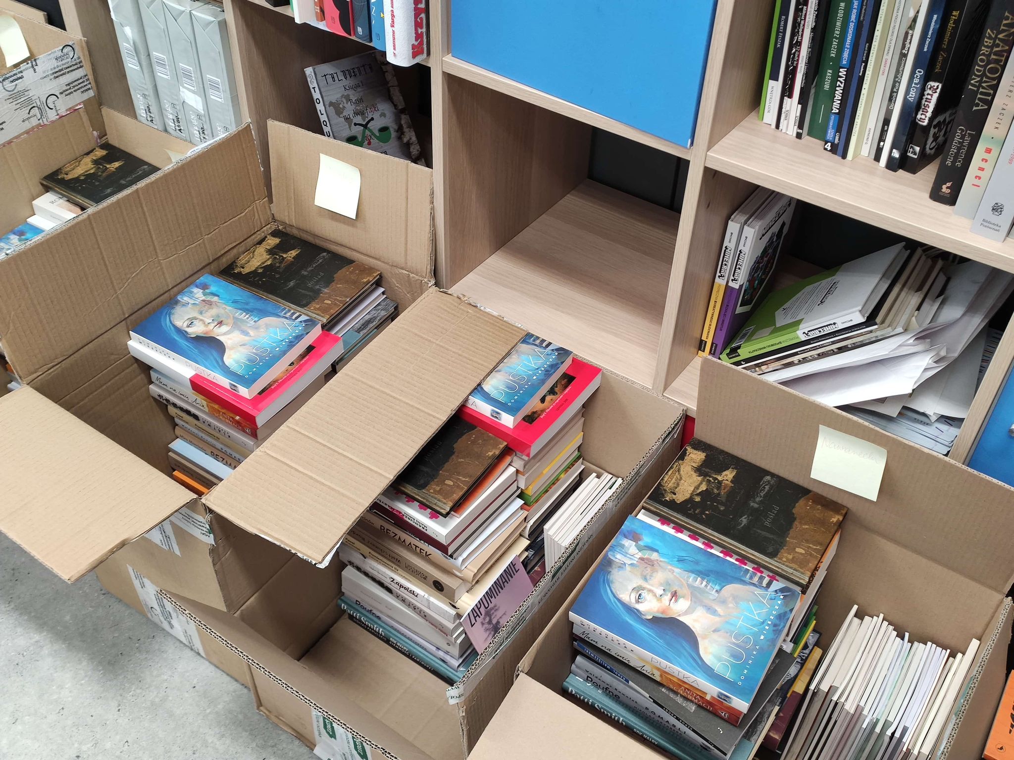 Do Biblioteki Gdynia nadesłano mnóstwo książek do tegorocznej edycji Nagrody Literackiej Gdynia // fot. materiały NLG