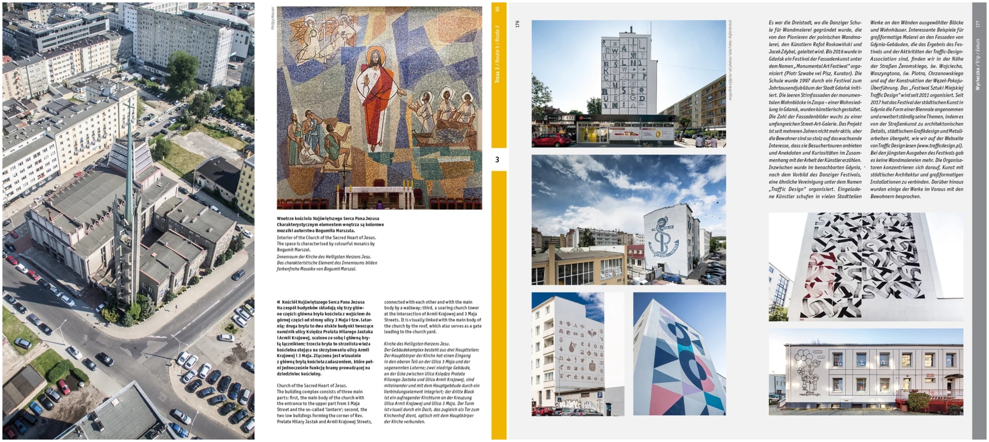 Karty z Przewodnika architektonicznego po Gdyni, źródło: dom-publishers.com