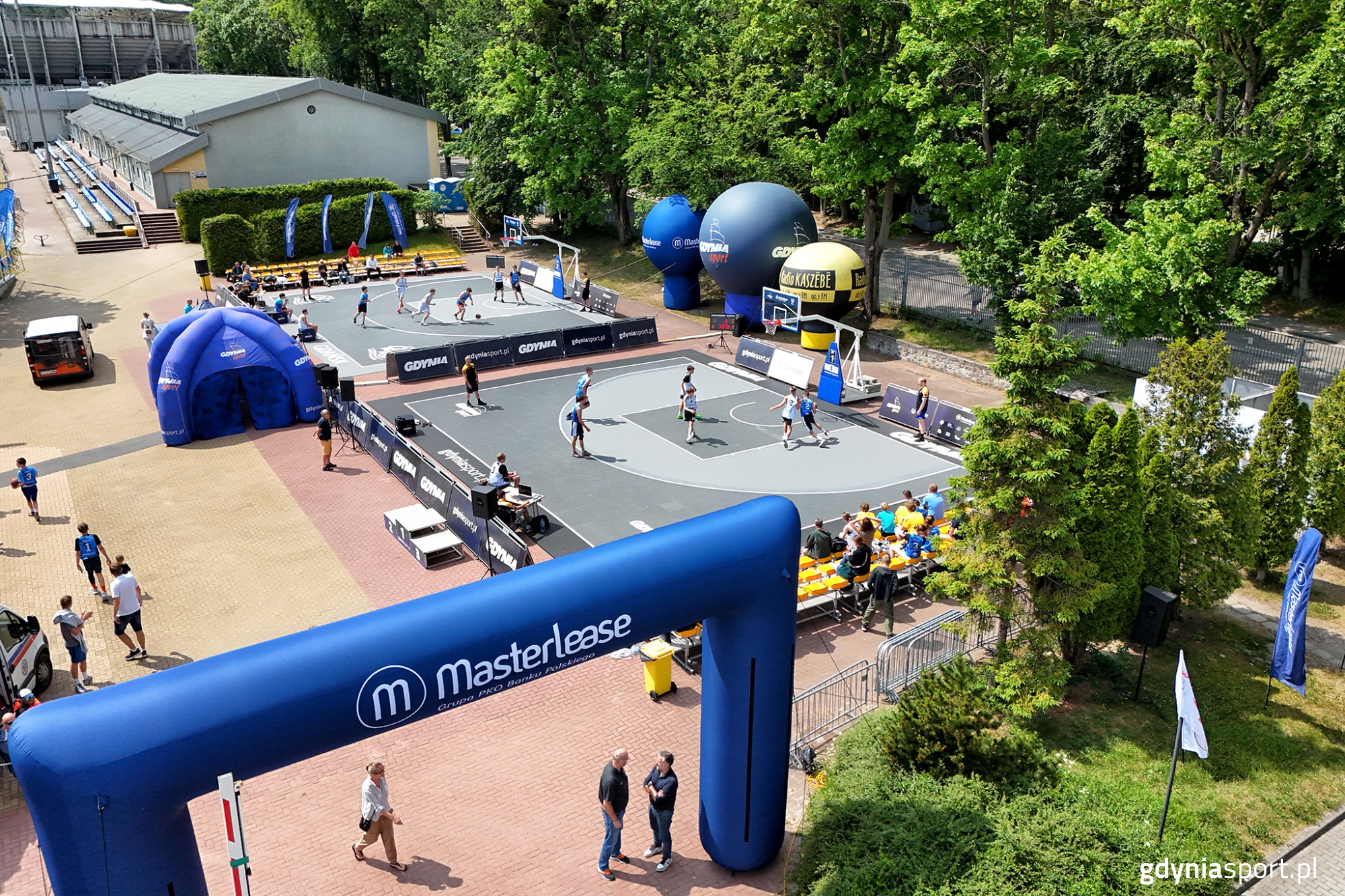 teren forum sportu podczas zawodów