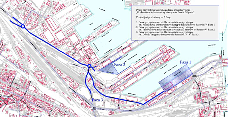 Plan Portu Gdynia, źródło: ZMPG