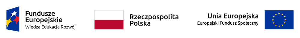 belka logotypowa z symbolami Polski i Unii Europejskiej