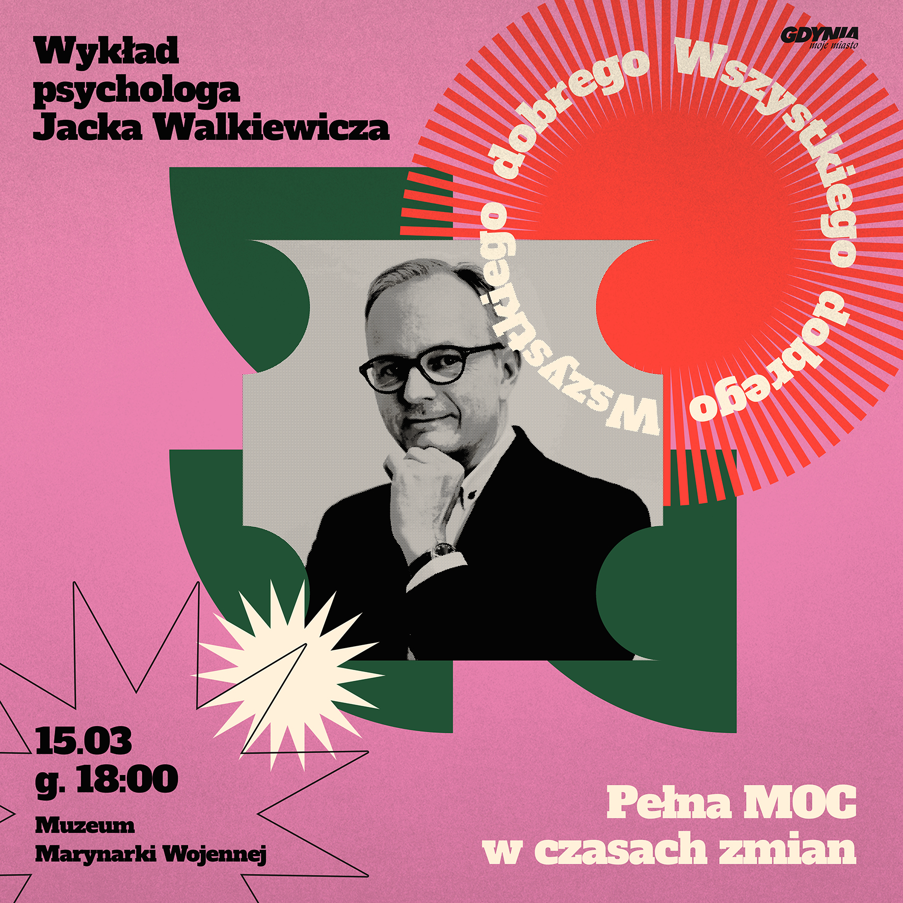 „Pełna MOC w czasach zmian”. Wykład psychologa Jacka Walkiewicza. 