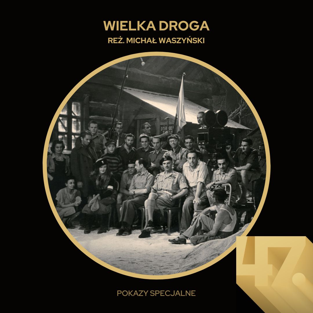 Plakat filmu „Wielka droga” Michała Waszyńskiego // mat. prasowe