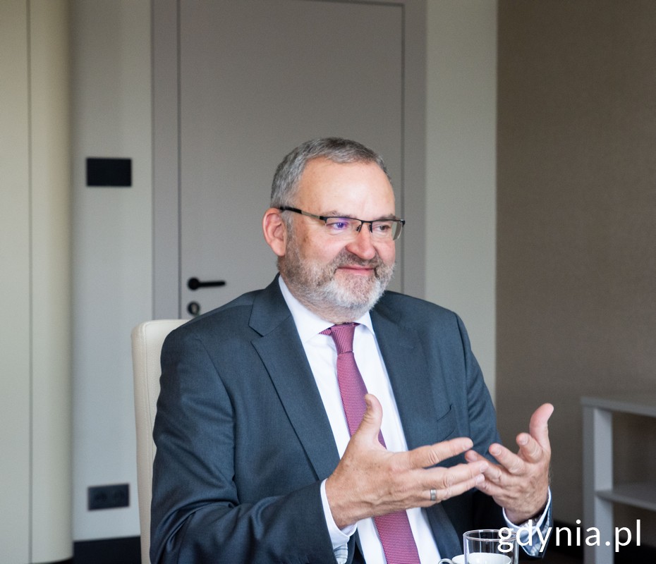 Ambasador Szwajcarii Fabrice Filliez w Urzędzie Miasta Gdyni