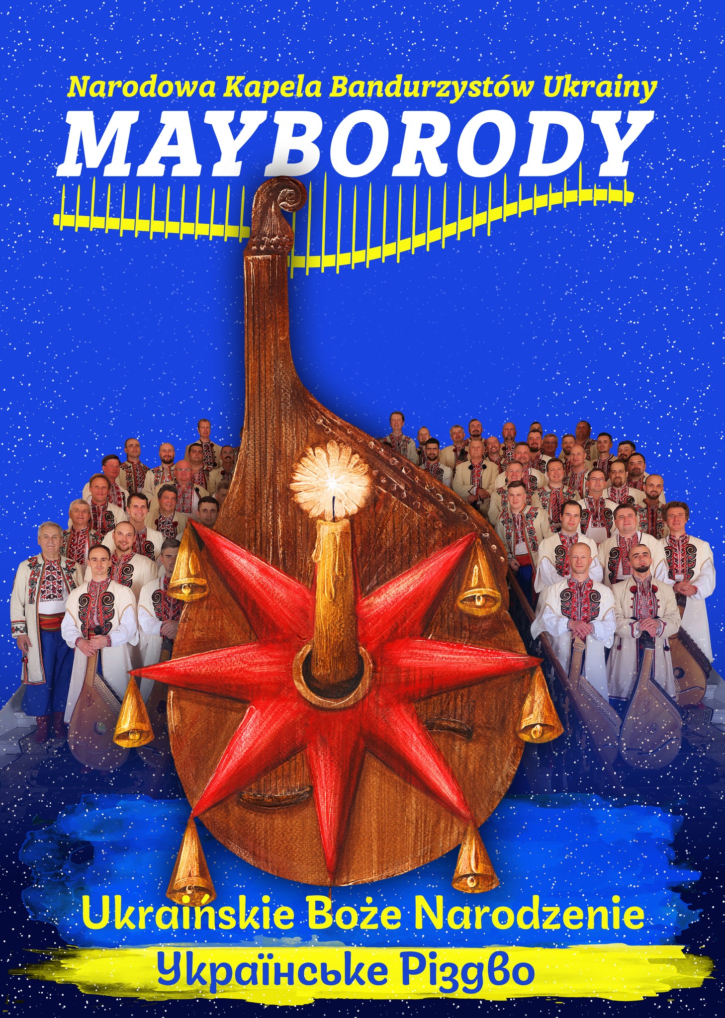 Ukraińskie Boże Narodzenie - koncert charytatywny Narodowej Kapeli Bandurzystów Ukrainy