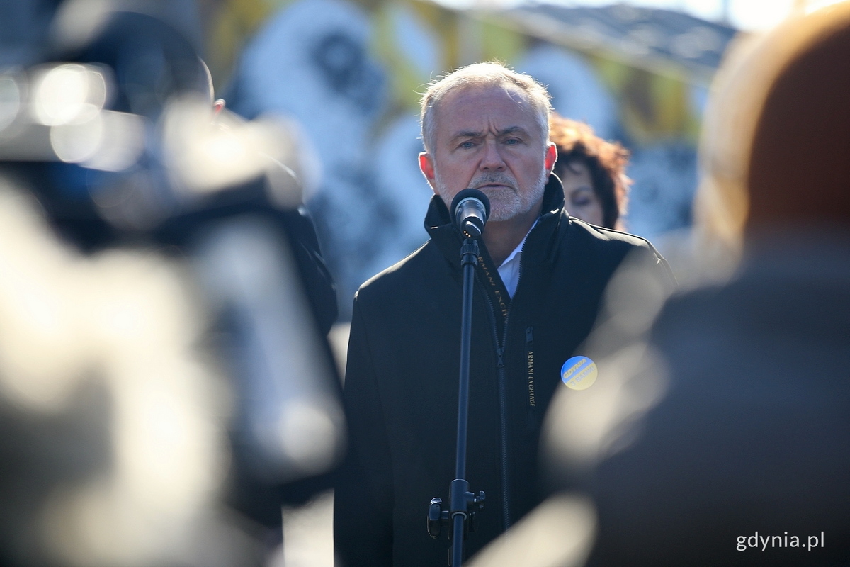 Prezydent Gdyni Wojciech Szczurek. Fot. Przemysław Kozłowski