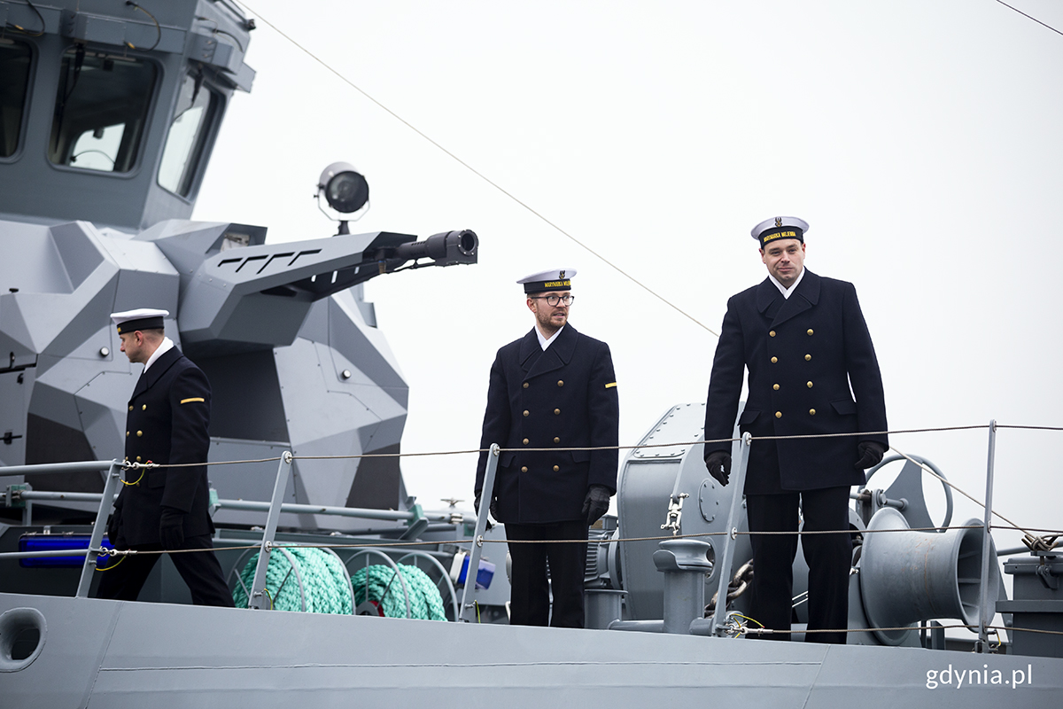 Armata Tryton na ORP Albatros. Fot. Przemysław Kozłowski