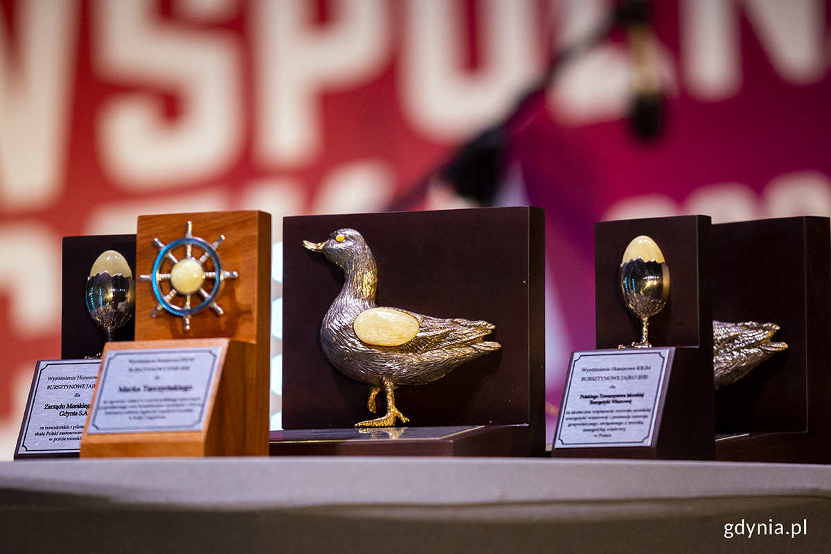 Honorowe Nagrody&nbsp;Krajowej Izby Gospodarki Morskiej. Fot. Przemysław Kozłowski