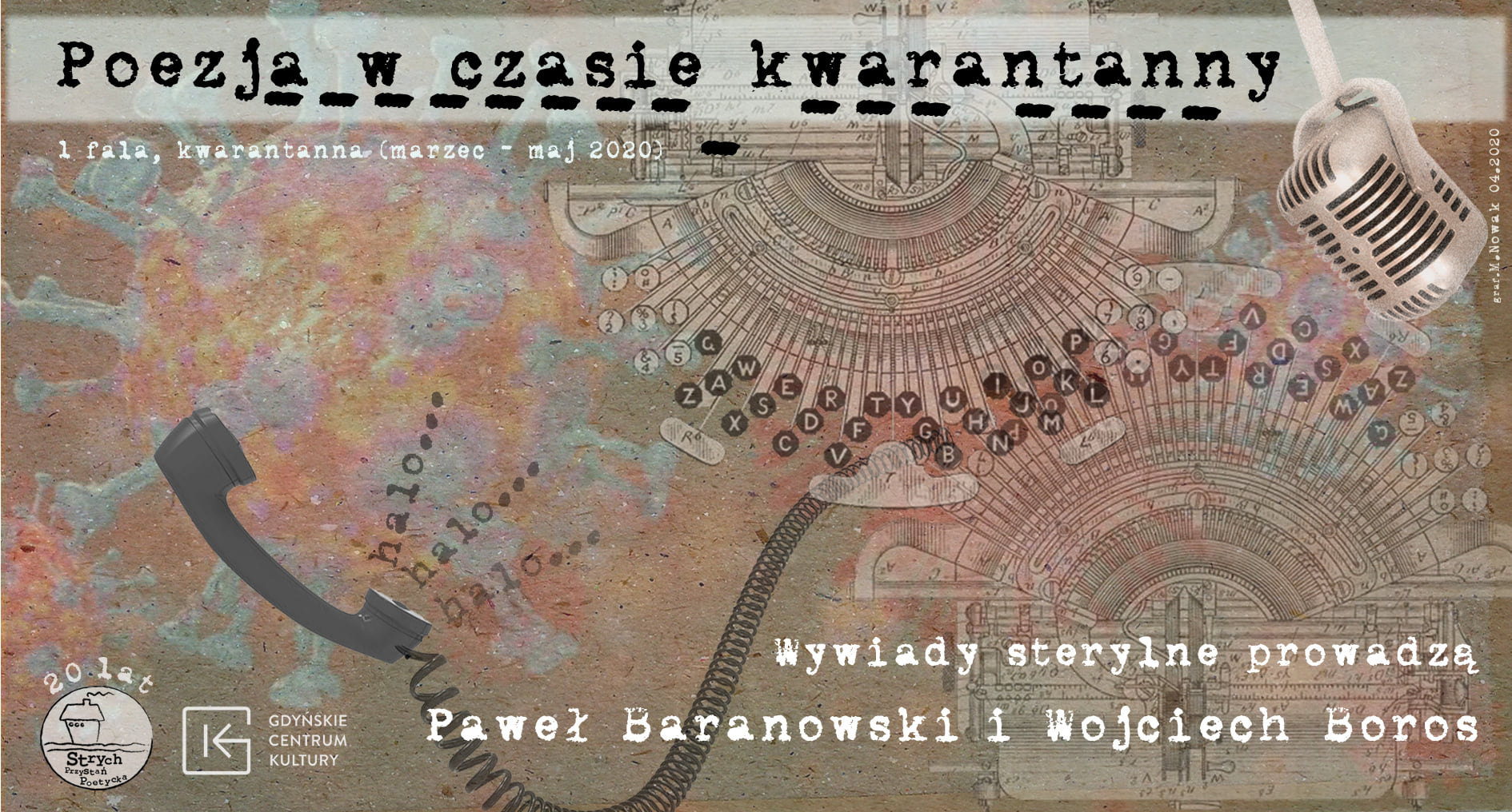 Poezja w czasie kwarantanny, źródło: Gdyńskie Centrum Kultury I Konsulat Kultury