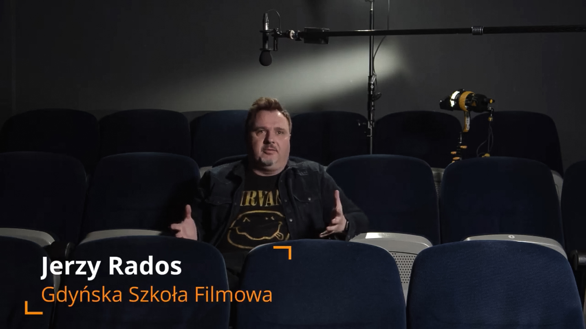 Filmowa edukacja – Pomysł i scenariusz. Na zdjęciu: Jerzy Rados
