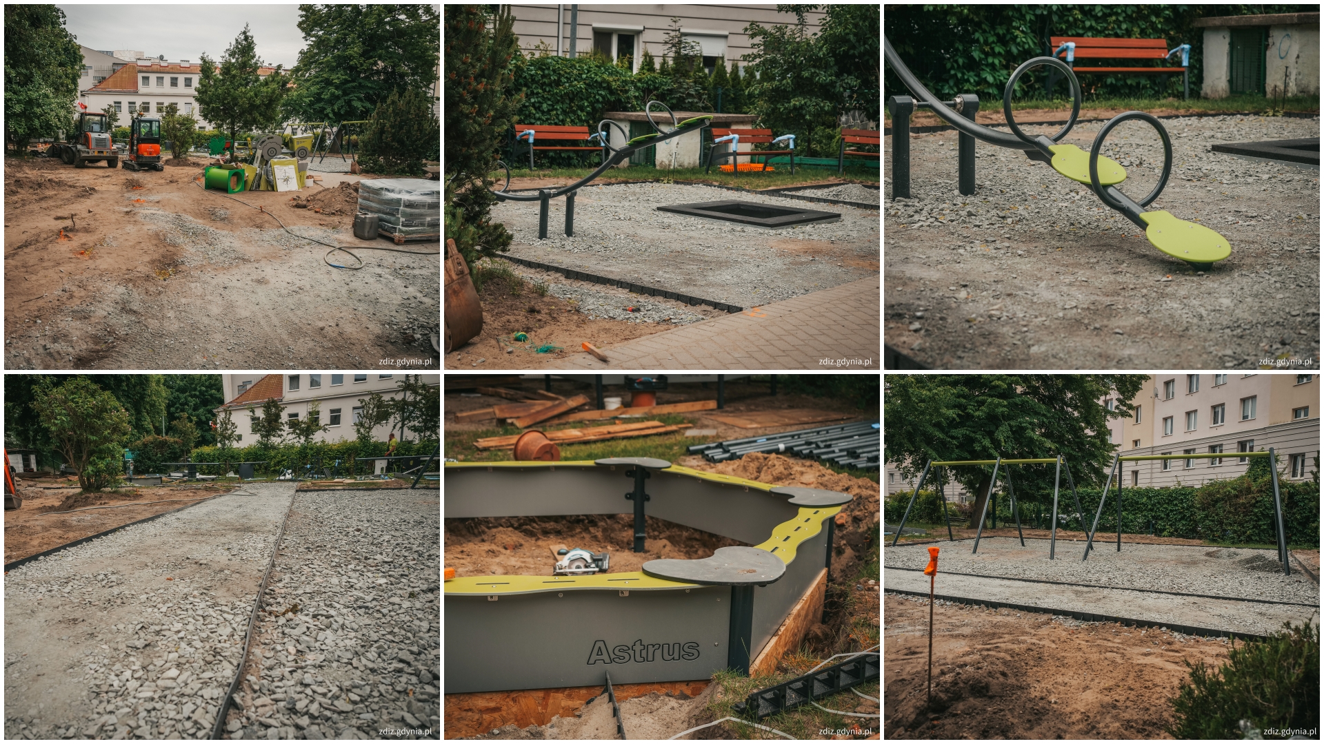 Modernizacja obejmowała m.in. rozbiórkę starego wyposażenia, przygotowanie nawierzchni i montaż nowych urządzeń. // fot. M. Mielewski