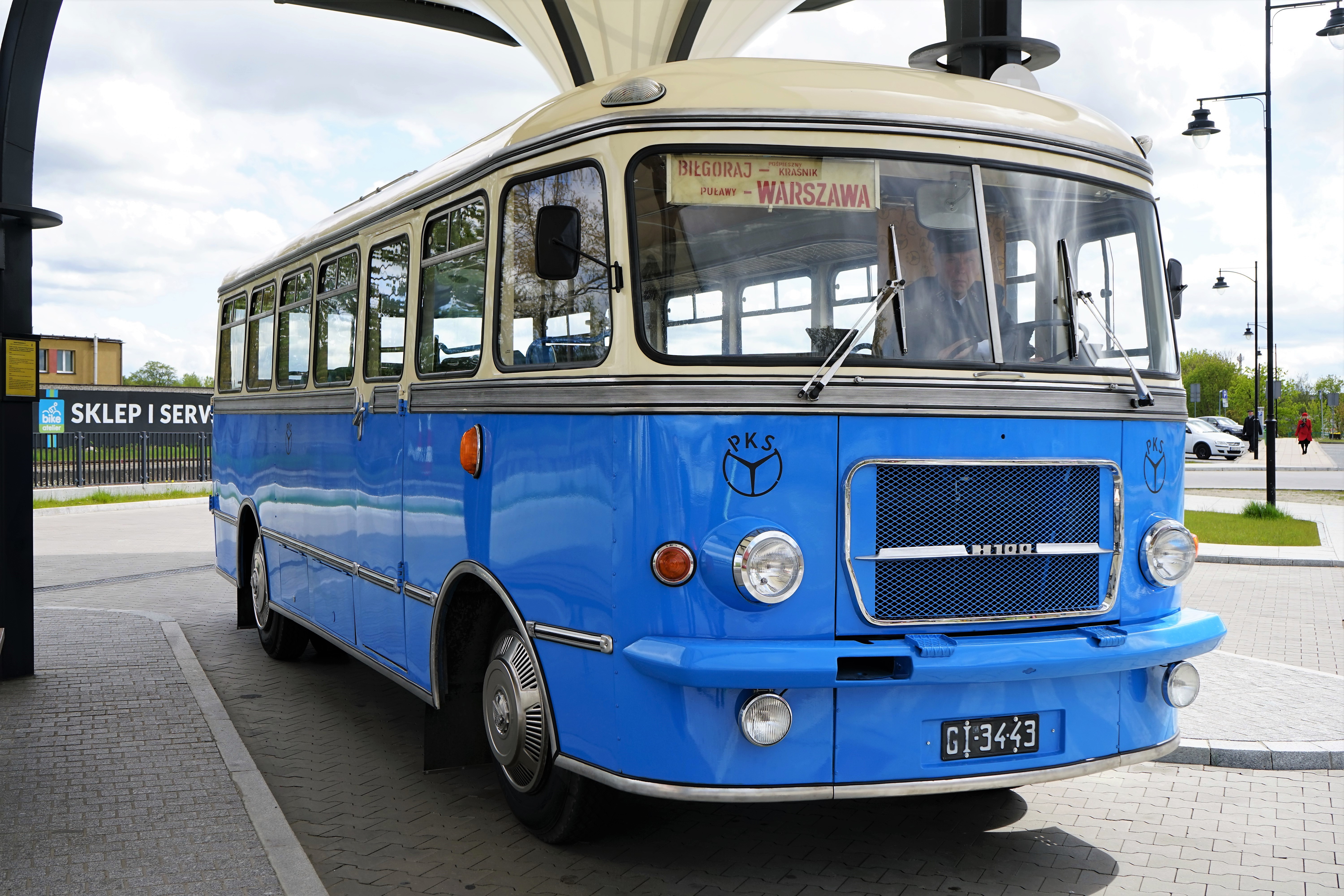 Zabytkowy autobus marki San H100A, odrestaurowany przez firmę Przewozy Autobusowe GRYF, fot. ZKM Gdynia
