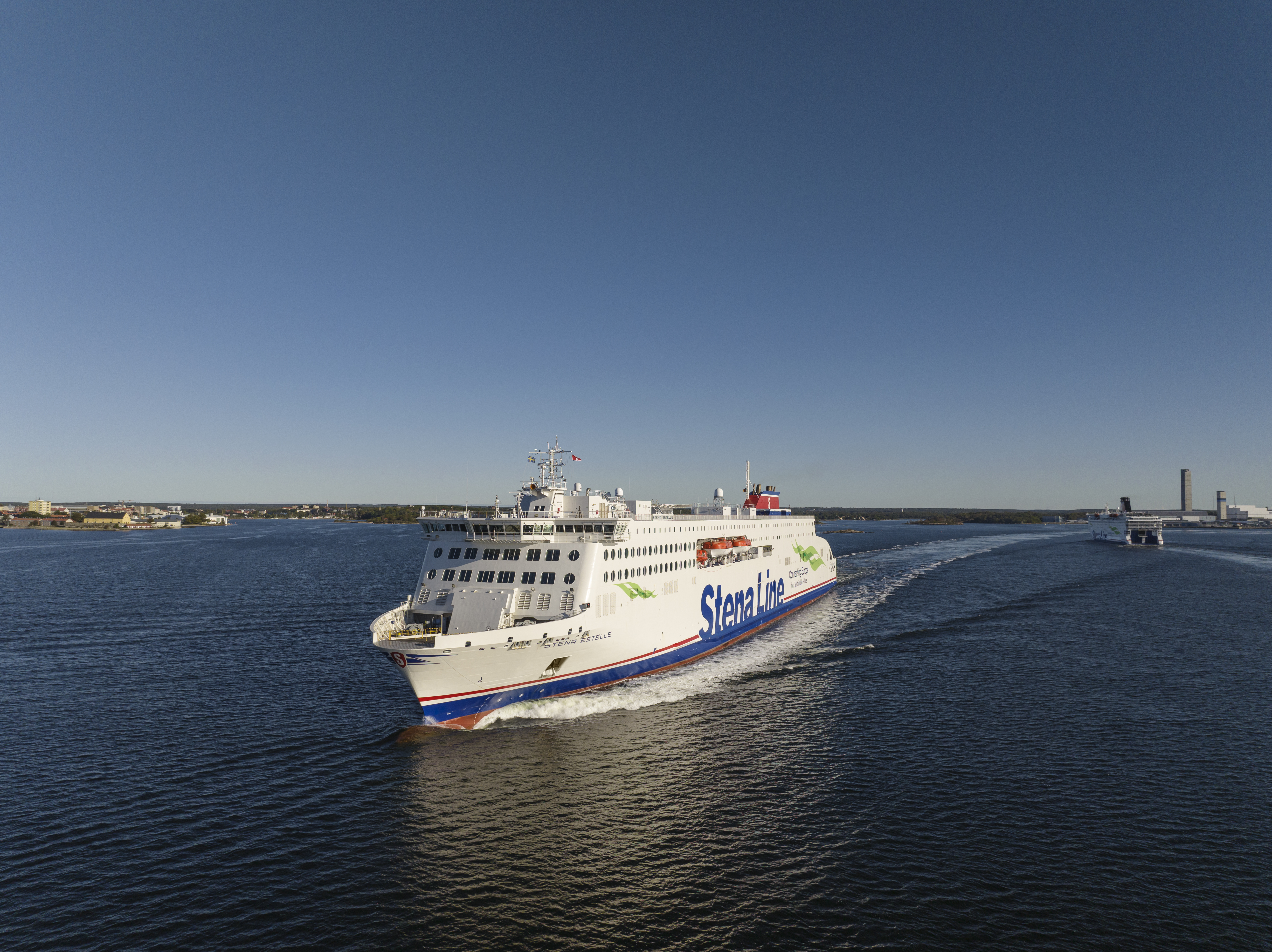 „Stena Estelle” na morzu