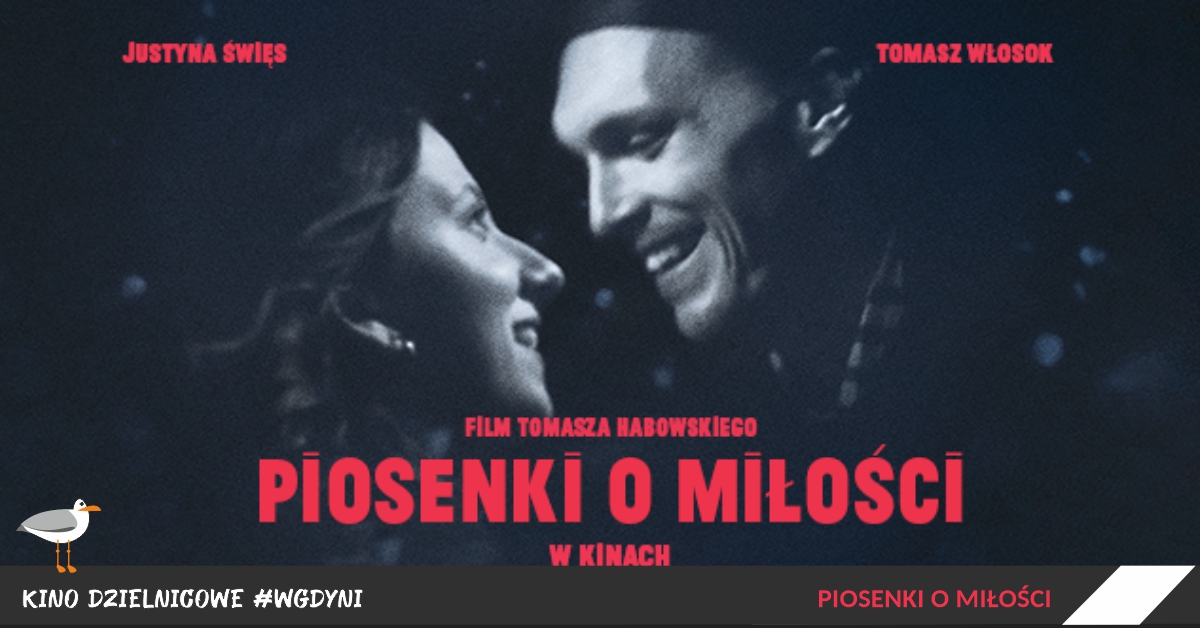 kadr z filmu "Piosenki o miłości" dwoje młodych ludzi zwróconych do siebie