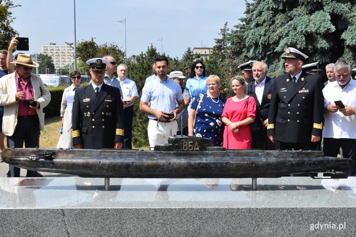 Makieta torpedowego okrętu podwodnego ORP Orzeł powstała z myślą o osobach niewidomych. // fot. Magdalena Śliżewska