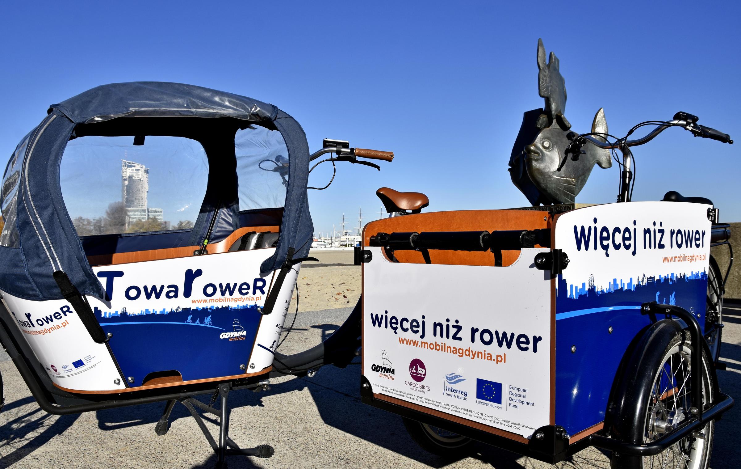 15 marca rusza wypożyczalna rowerów cargo. fot. UM Gdynia